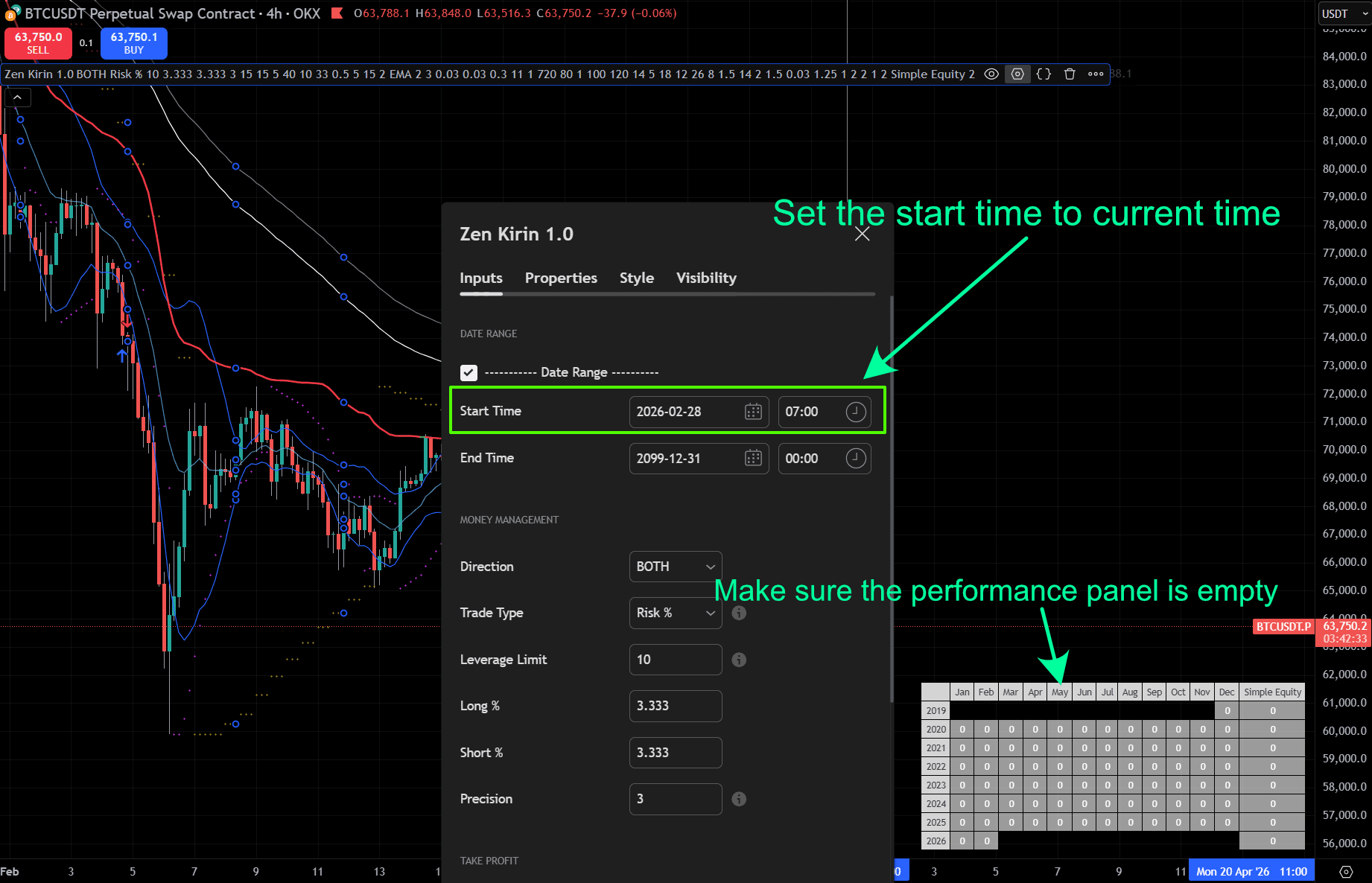 Set Alert Start Time